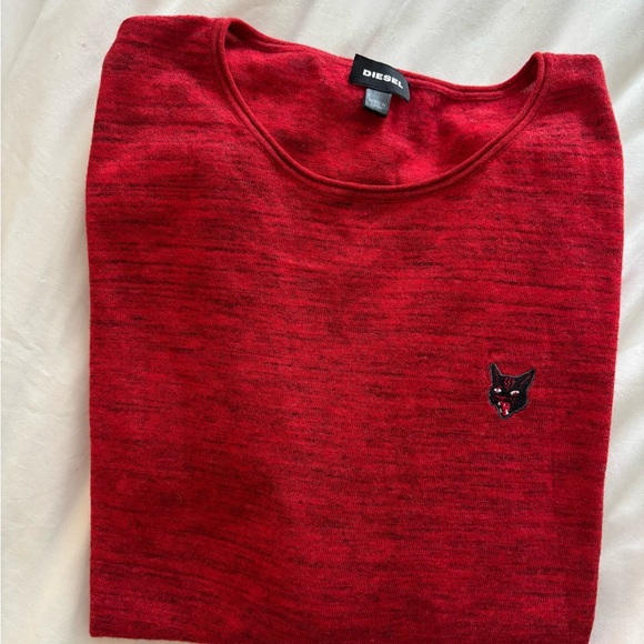 Diesel Other - VINTAGE Diesel Long Sleeve Crew Neck with Embroidered Panther